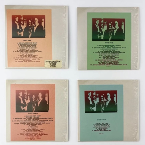 The Doors Boot Yer Butt 4 CD w/ Book Box Set Limited Edition RARE - Picture 4 of 5